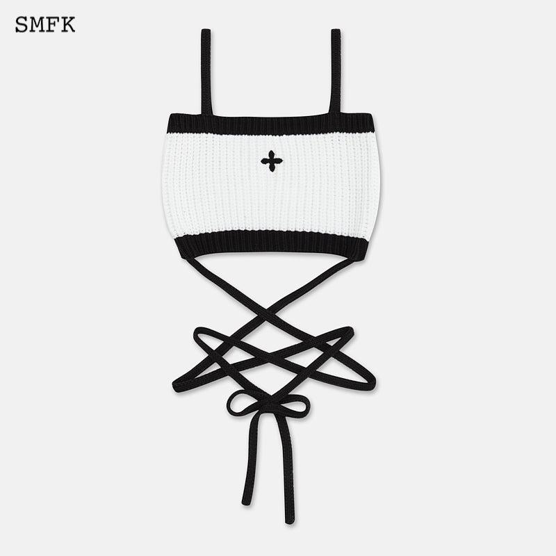 머메이드 빈티지 니트 캐미솔 화이트 - S