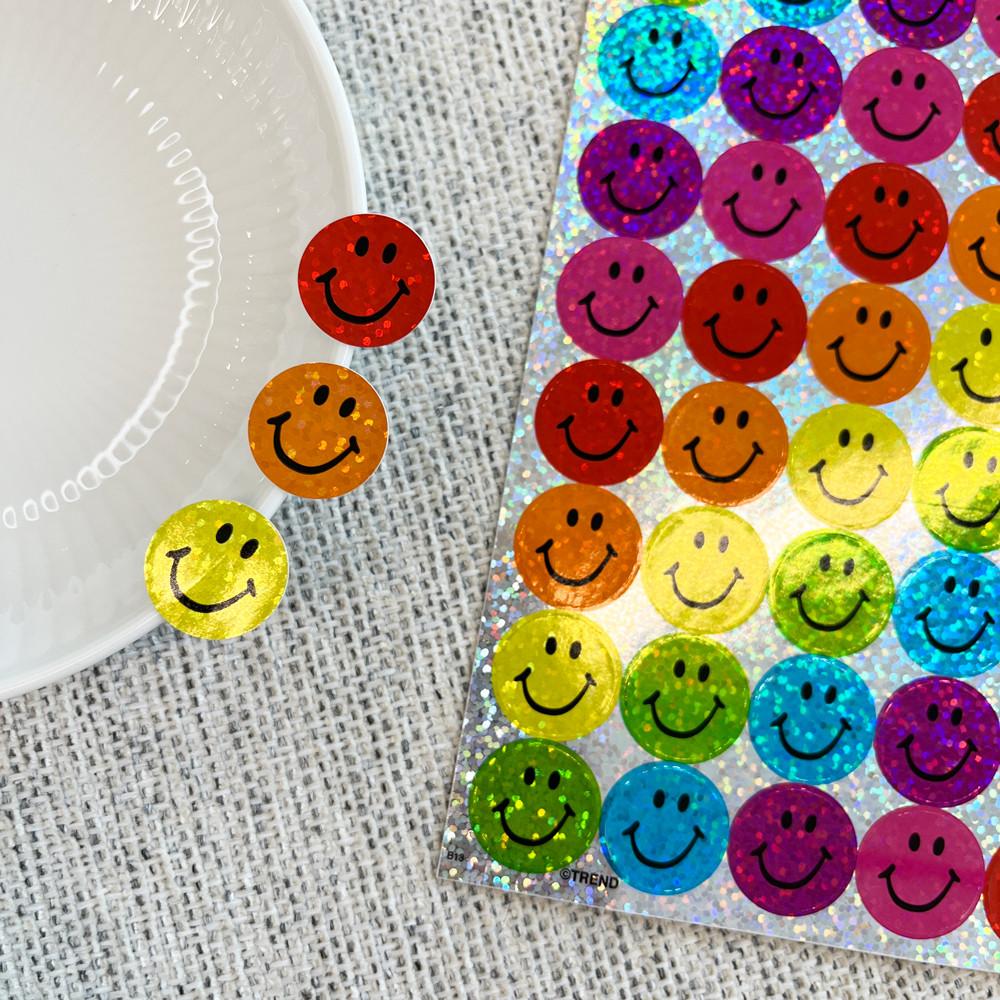 스파클 미니스마일스티커(빅원형/스몰원형) - 구디백 다꾸 다이어리스티커