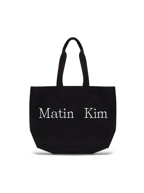 마뗑킴(MATIN KIM)  MATIN LOGO ECOBAG IN BLACK - 사이즈 & 후기 | 무신사