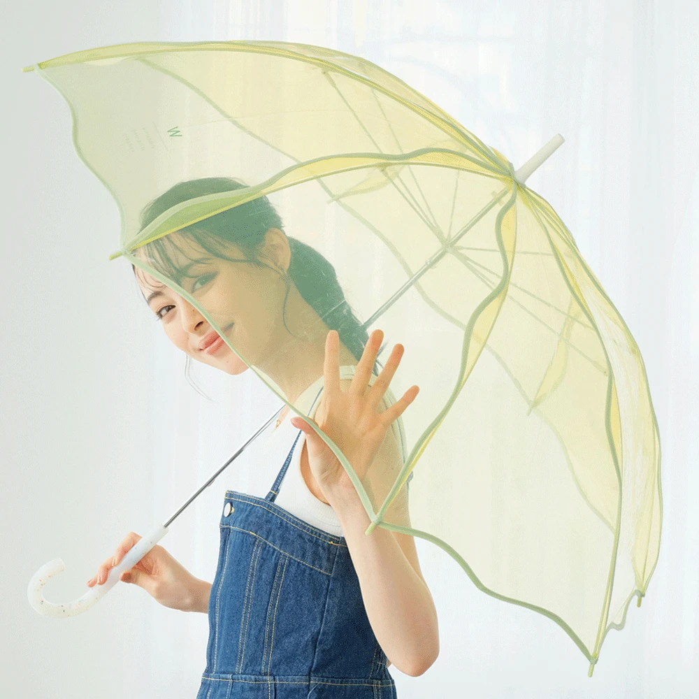 Wpc.우산 웨이비 투명 장우산 PT-071-001