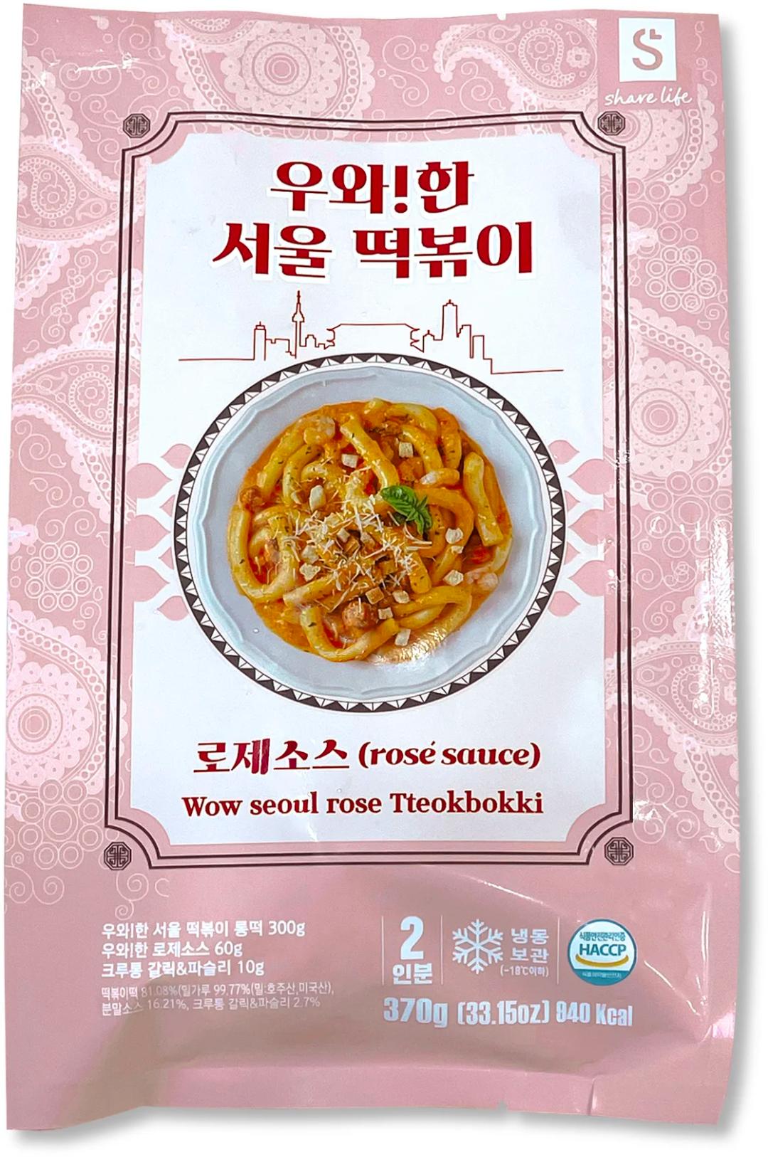 우와!한 서울떡볶이 (로제소스) 360g x 1팩