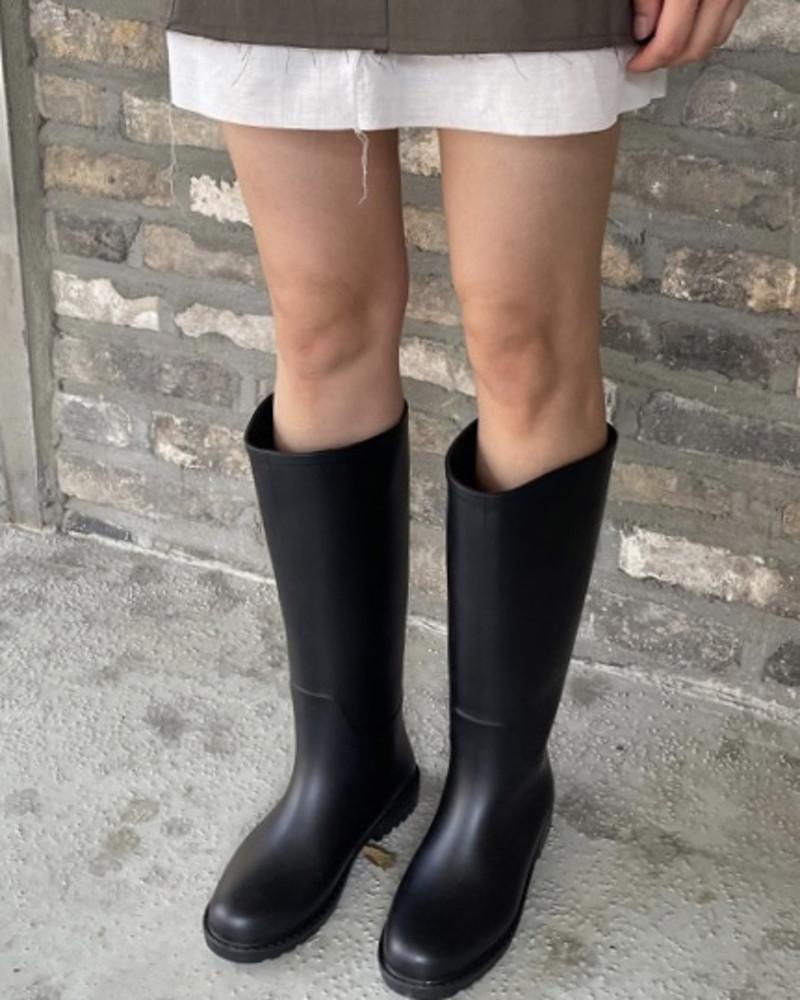 [아이메르 공구연장] 20% 쿠폰 / 가벼운 심플 레인부츠 /장마철 장화 미들 롱레인부츠