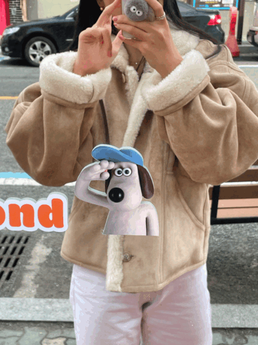 (당일발송) 런던무스탕 2color