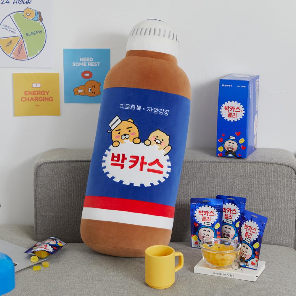 박카스 롱필로우+젤리 세트_라이언&춘식이