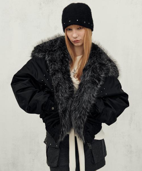 fur ny jumper (black)
