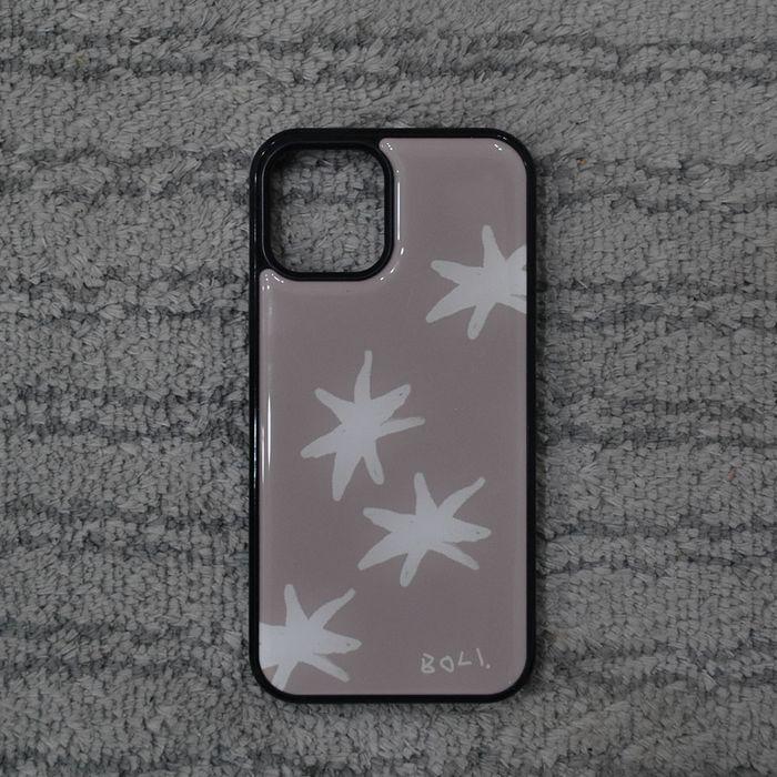 fanfare beige epoxy phone case