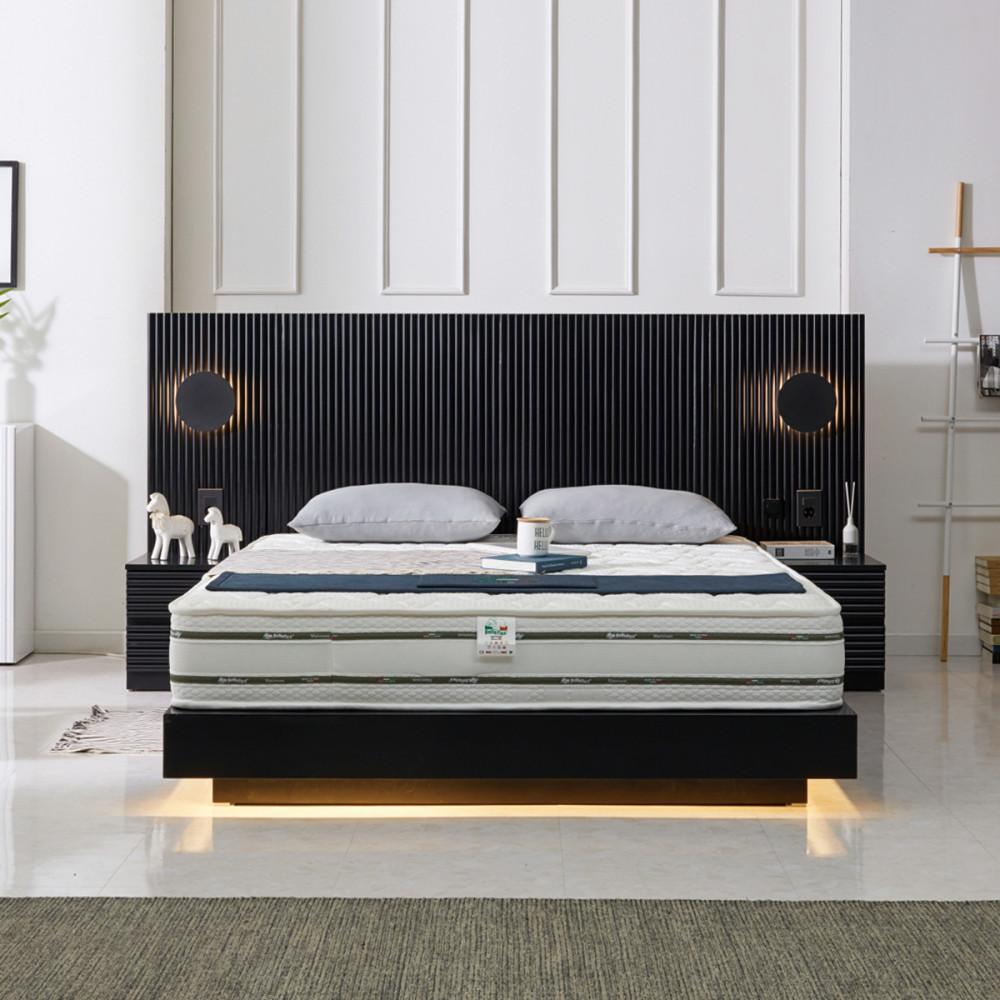 홈앤힐 테오 템바보드 호텔 침대 프레임 라지킹 이스턴킹