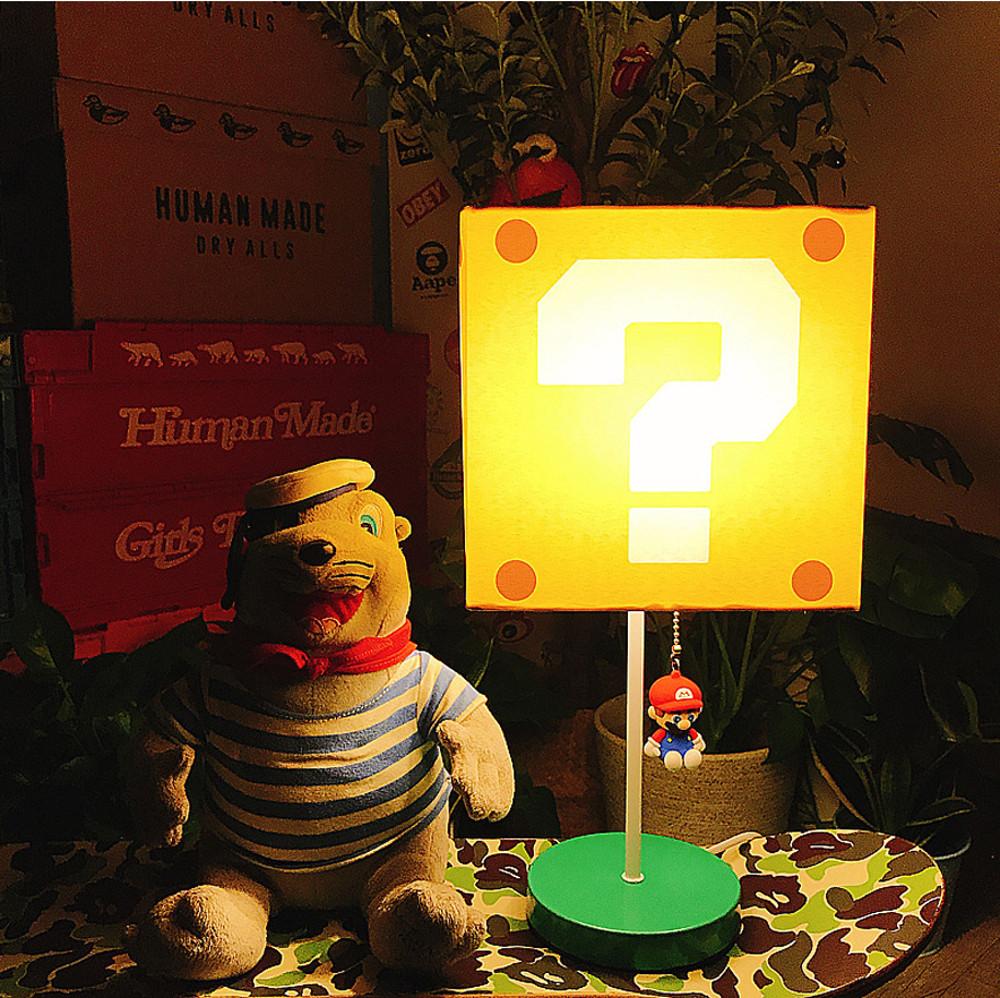 슈퍼마리오 독서 수면 간접 조명 탁상 데스크 감성 인테리어 특이한 아이방 무드등 램프