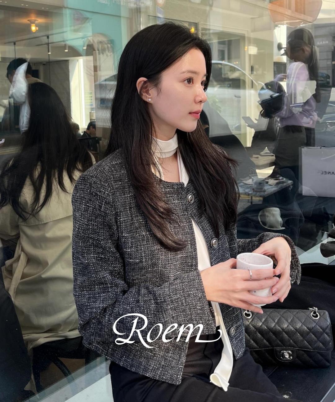 [단독/하객룩]라운드 트위드 자켓(2colors)_RMJKE23R98