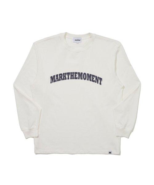 마크엠(MARKM)  MARK THE MOMENT VASITY GRAPHIC LONG SLEEVE WHITE - 사이즈 & 후기 | 무신사