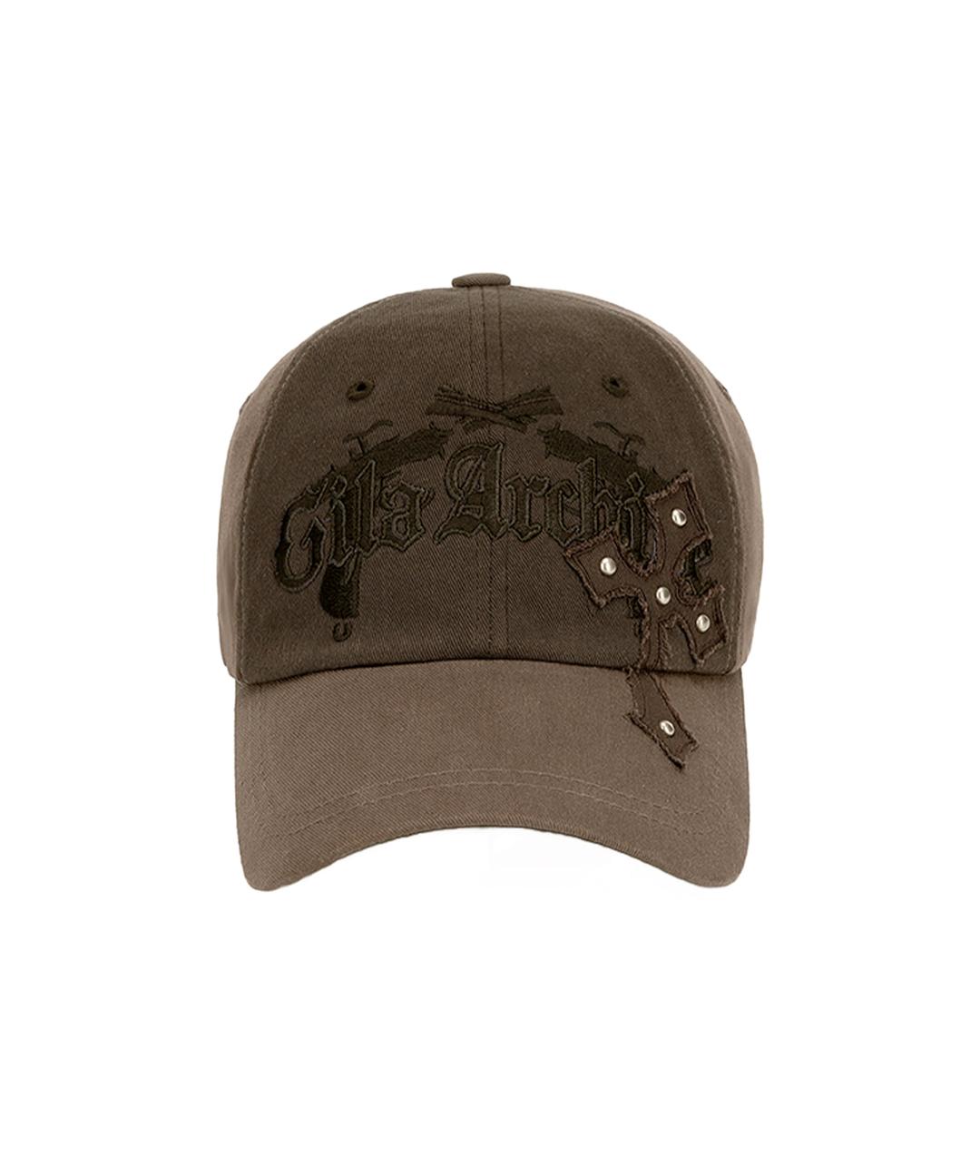 CROSS PATCHED PISTOL BALLCAP_BR
