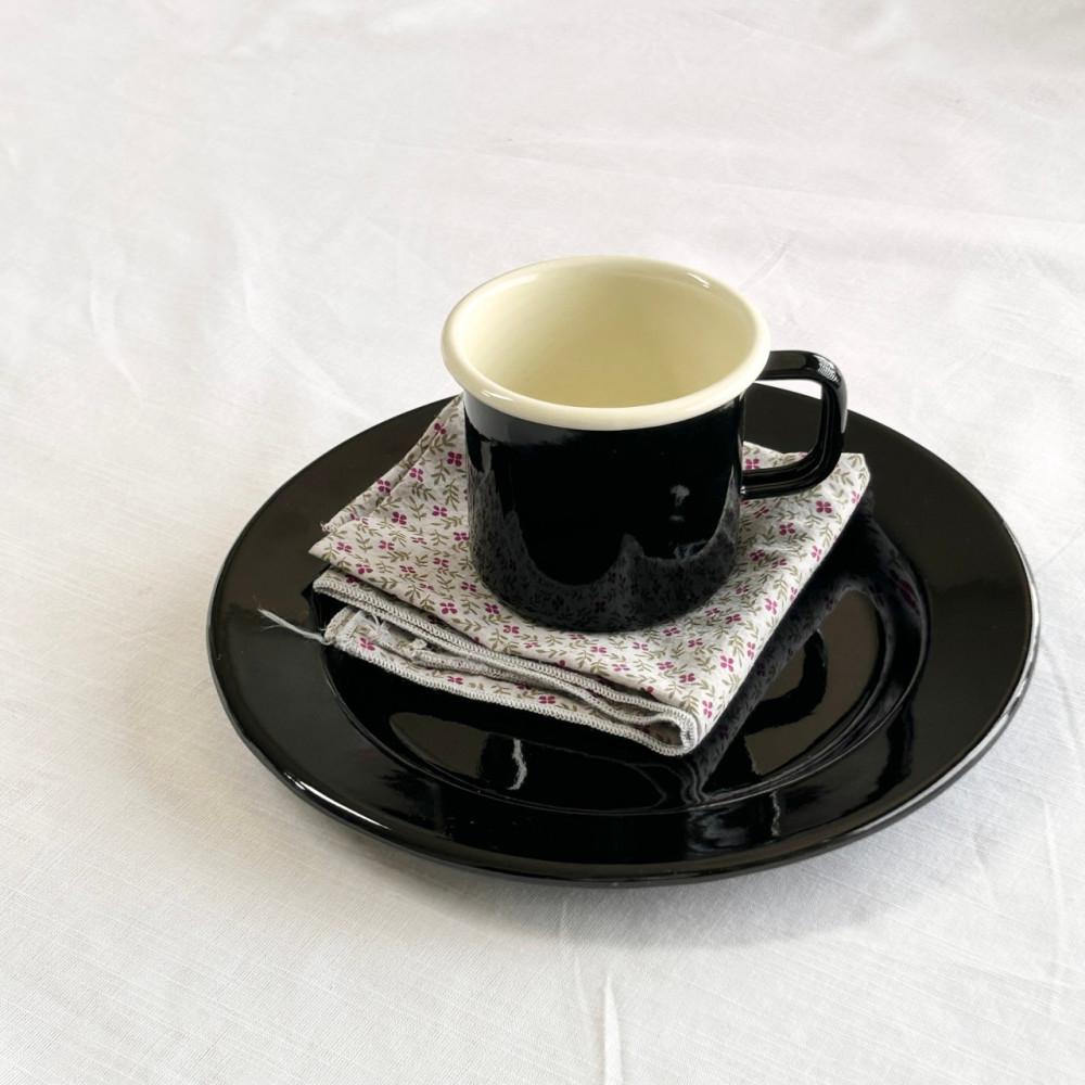 [MünderEmail] [세트] 뮌더에마일 블랙 접시&머그