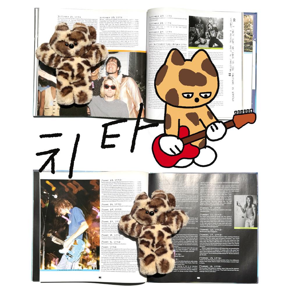 Little Cat Key ring 치타로 기타를 연주하자