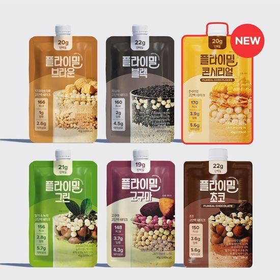 플라이밀 단백질쉐이크 45g 6종 택1