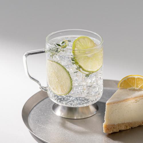 실버 핸들 내열글라스 360ml