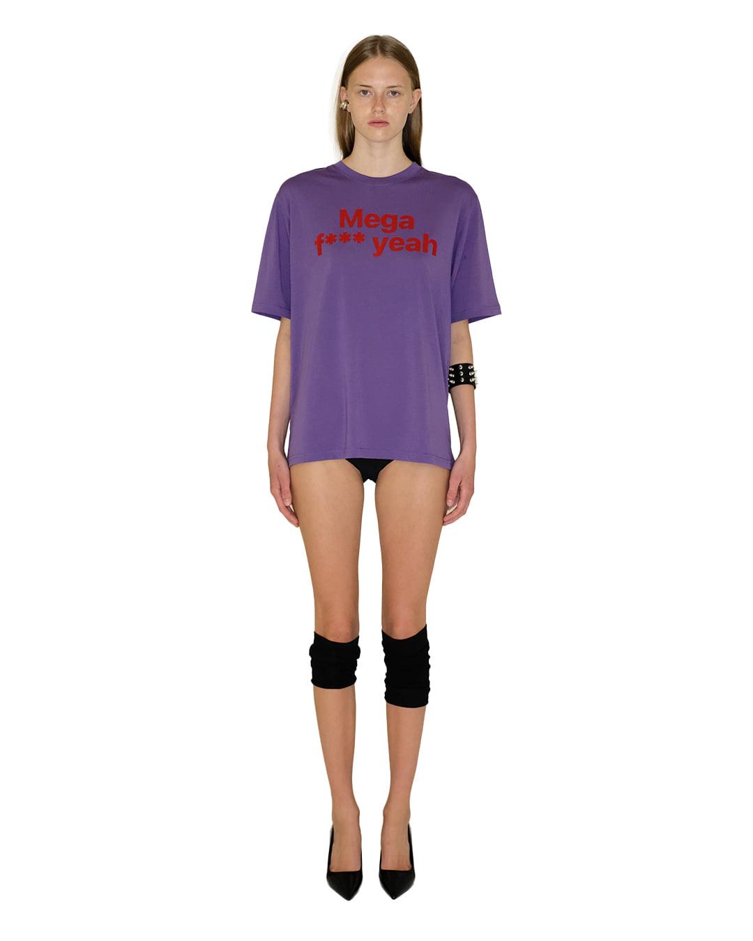 OVERSIZED TEE, PURPLE
