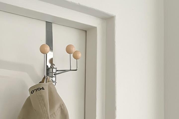 행온더 코트렉 우드볼행거 문틀 문짝옷걸이