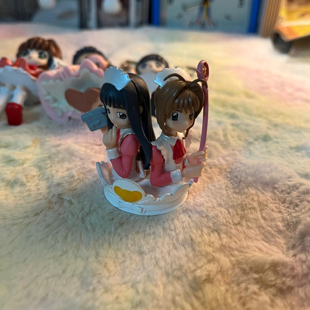 [중고] 카드캡터사쿠라 체리&지수 고전 미니 피규어