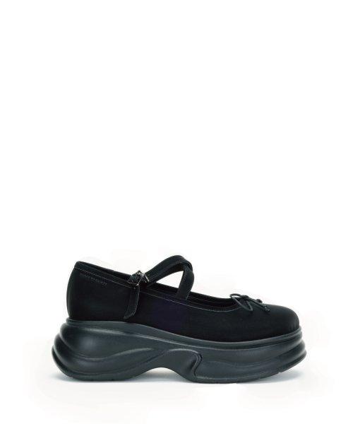 STRAP MARY JANE PLATFORM (BLACK)