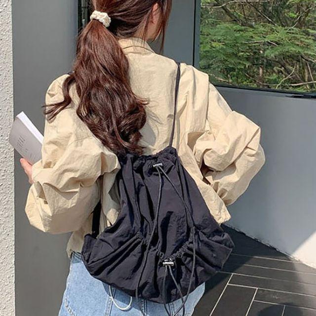 실버스트링힙백팩