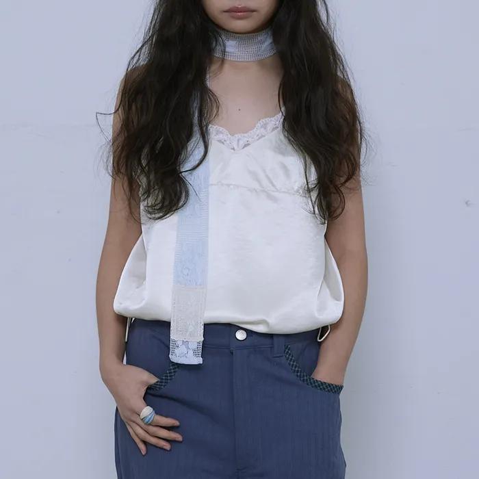 Crochet Rose Scarf (4color)