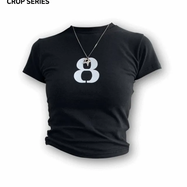 #재구매율높은 Kendall 8 Cropped T-shirt