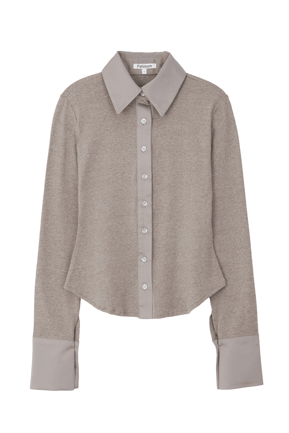 SOFT FITTED SHIRT_BROWN