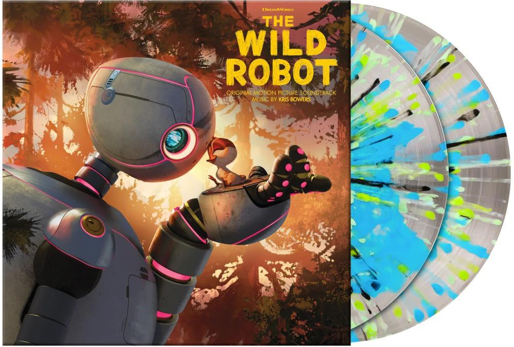 와일드 로봇 OST (2LP, Crystal Clear with Splatter Colored, Wild Robot)