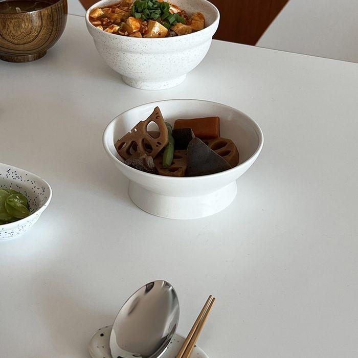 [premium/프리미엄한식기]화이트에디션 높은굽 큰찬기