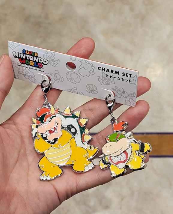 USJ 슈퍼 닌텐도 월드 쿠파  참 키 링 2개세트