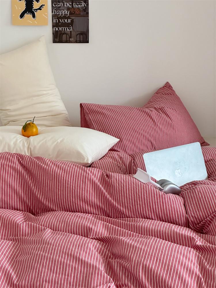 코지풀 빈티지 코튼 스트라이프 이불커버 세트