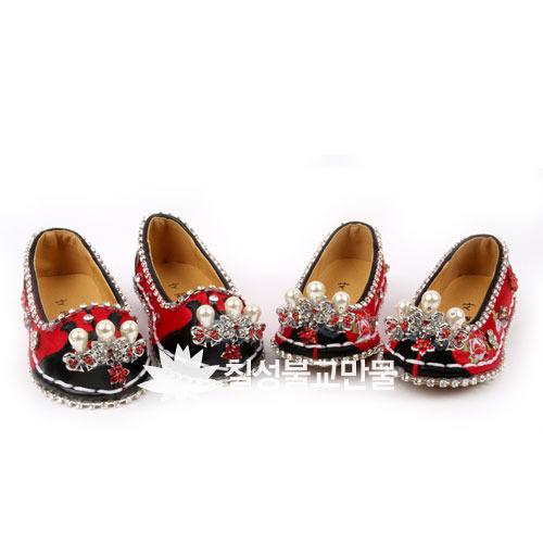 동자동녀신발 - 빨강