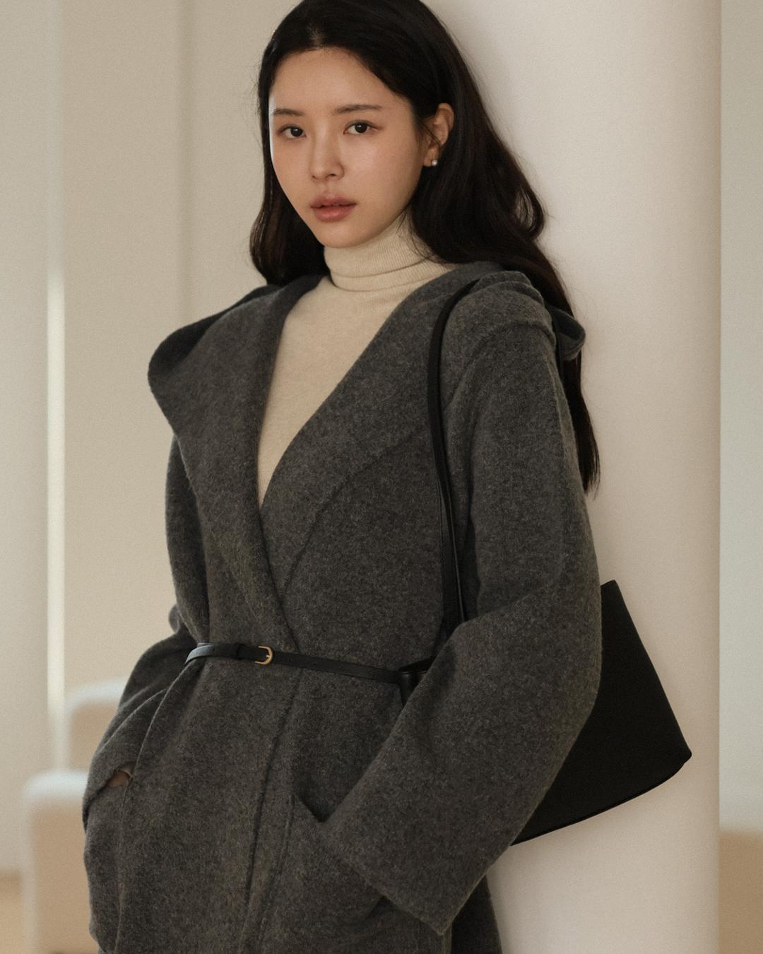 후드 로브 가디건 M293