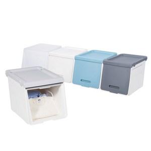 루맥스 슬라이딩 리빙박스 슬림형 중형 68064, 그레이, 1개