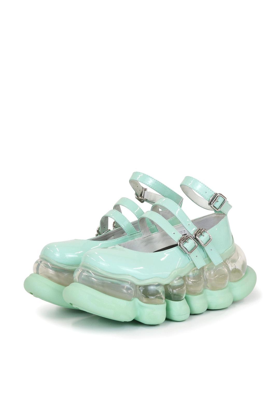 "Jewelry" Ark Three Straps Mary Jane / Mint - Mint / 37（23.0cm）