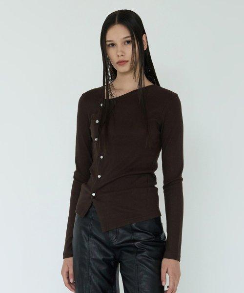 Unbalanced Fencing Ts_Cacao Brown
