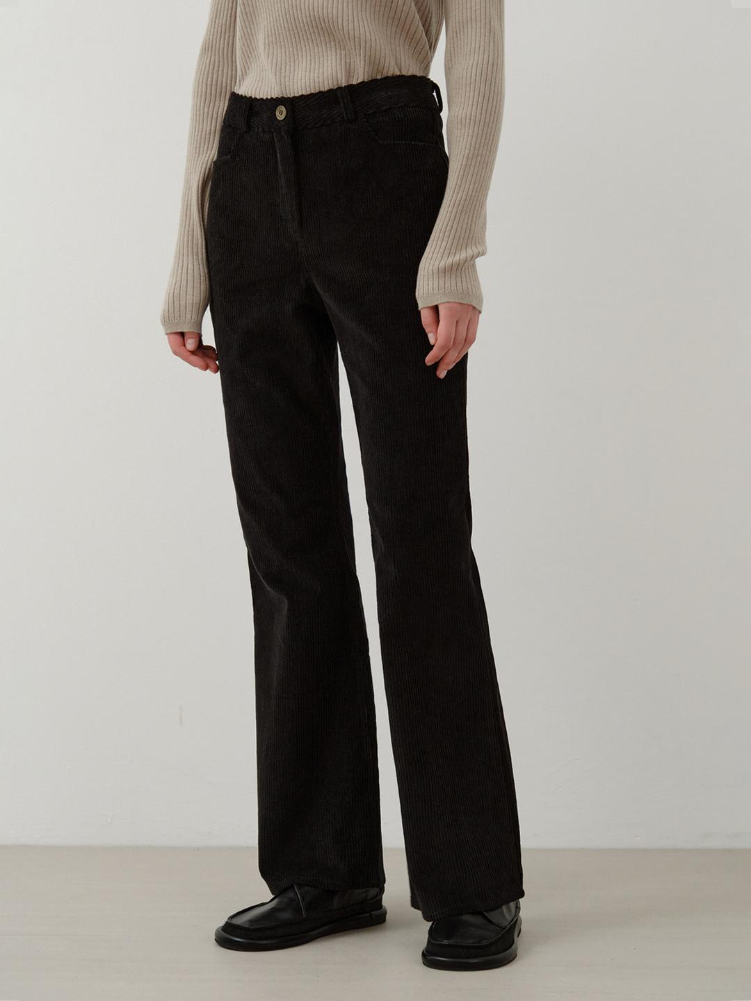 WEDNESDAY OASIS 해빗 코듀로이 부츠컷 팬츠_BLACK(W25-PT38)| 굿 셀렉션, 굿 서비스 굿웨어몰
