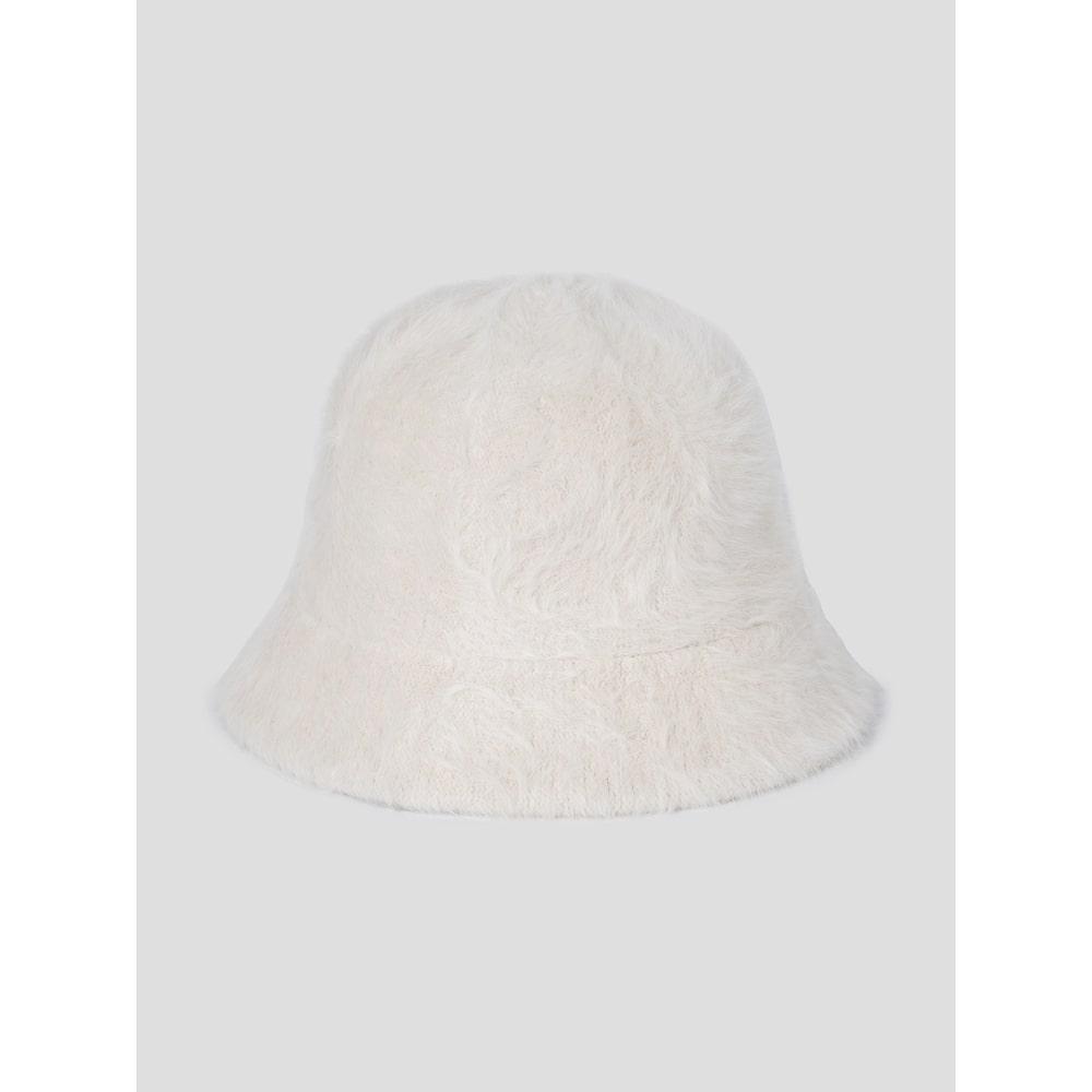 헤어리 라운드 버킷햇  아이보리 (193X8BWY60)
