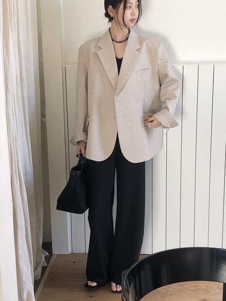 LE BUTTER 르버터 25SS 바운드 린넨 자켓 / 셋업가능 