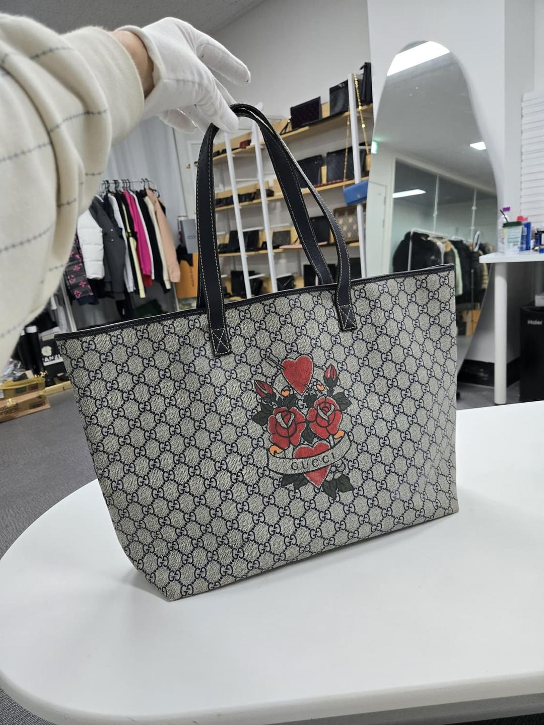 [A급컨디션]구찌 플라워 토트백 | 후루츠패밀리