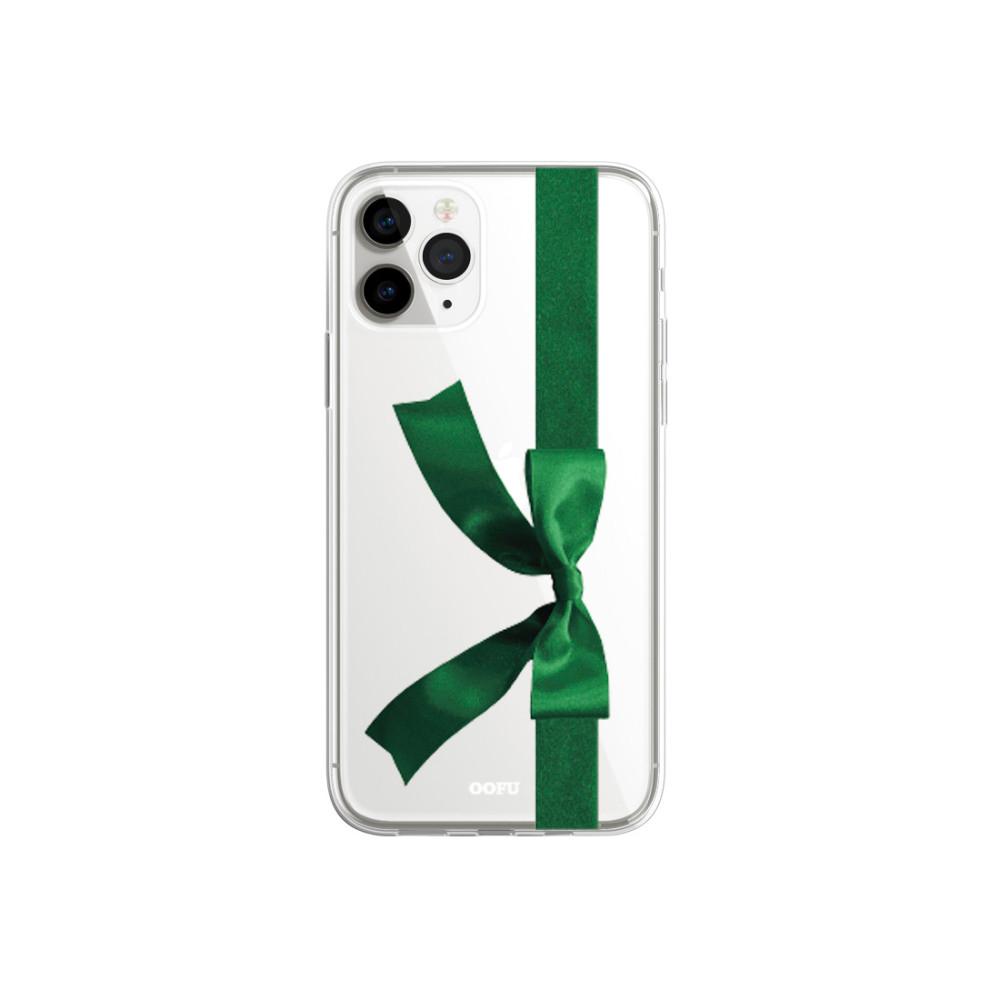 green ribbon case (jelly hard)