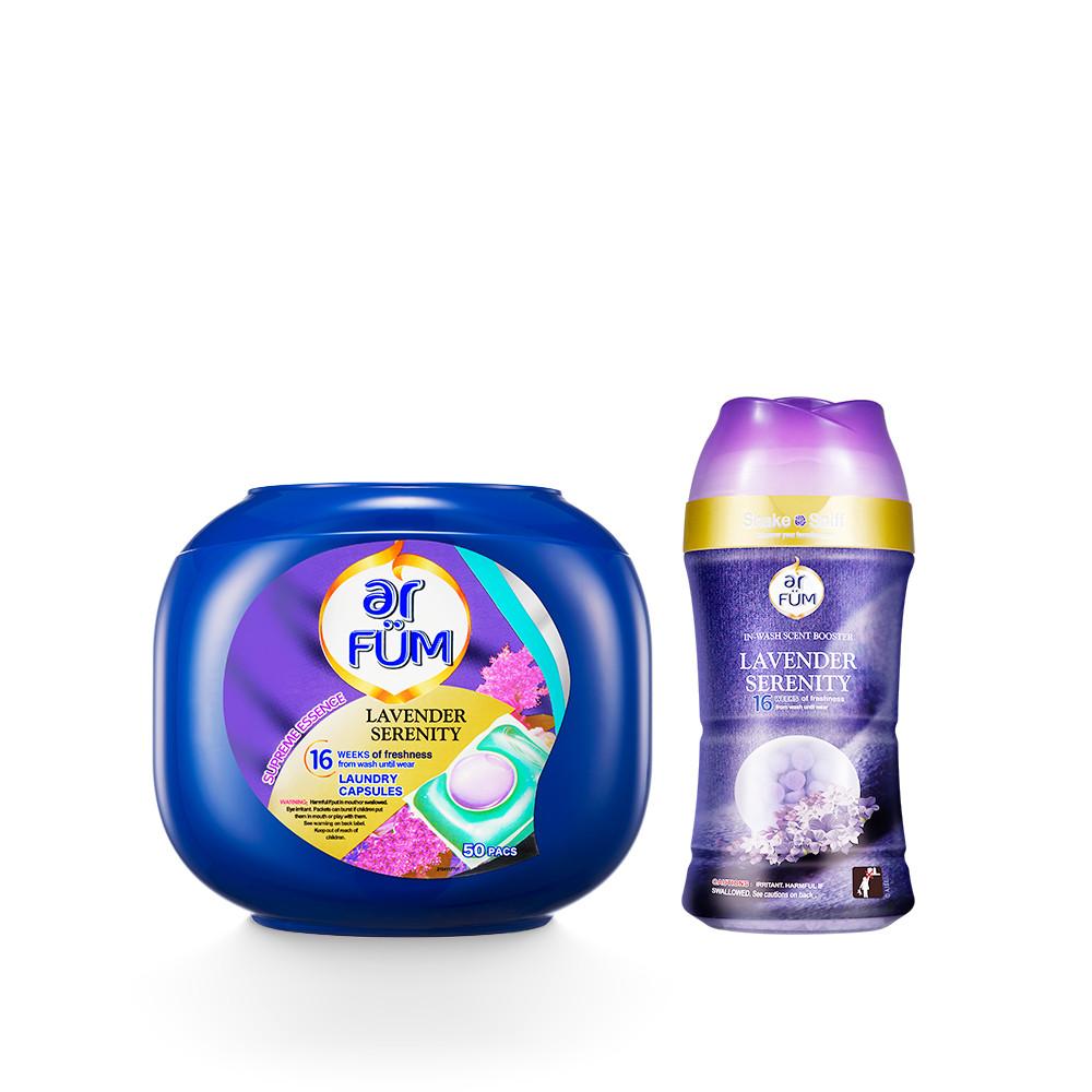 (세트) 아로퓸 캡슐세제 라벤더 (50개입) + 아로마부스터 (150g)