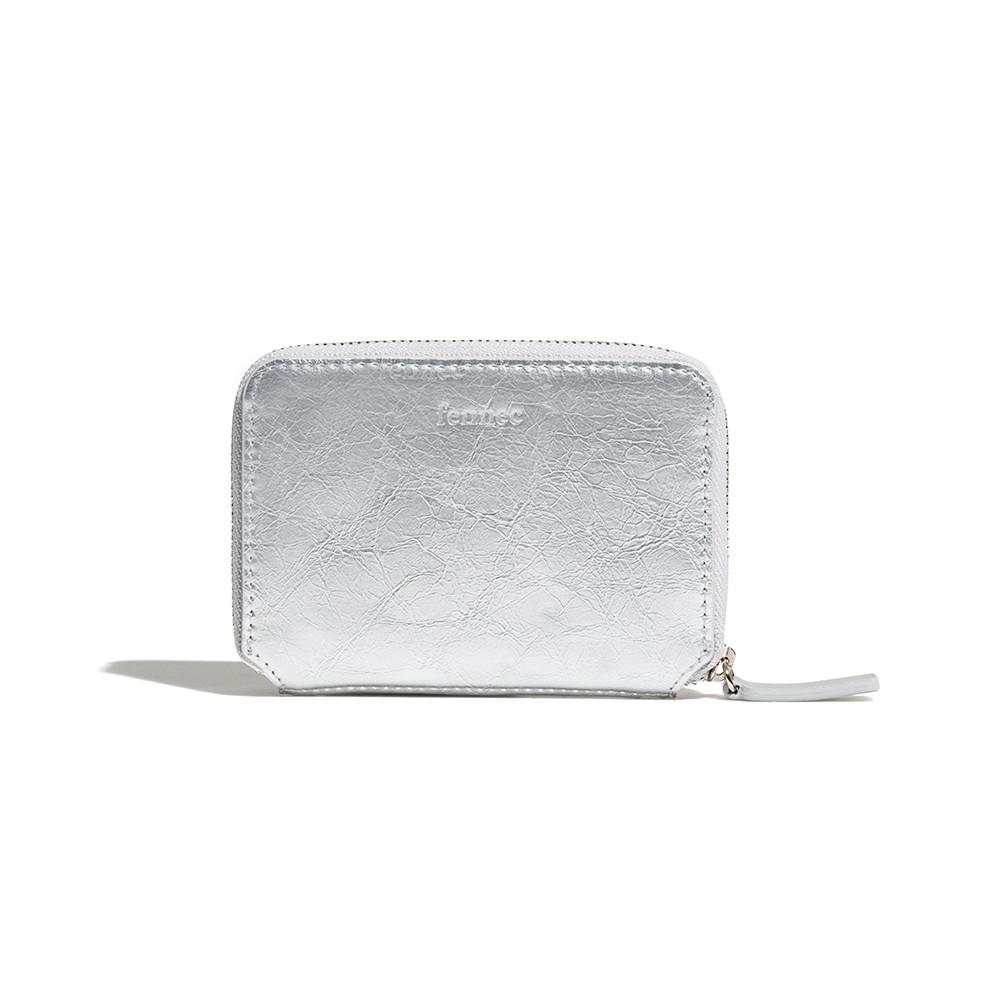 CRINKLE MINI POCKET - SILVER