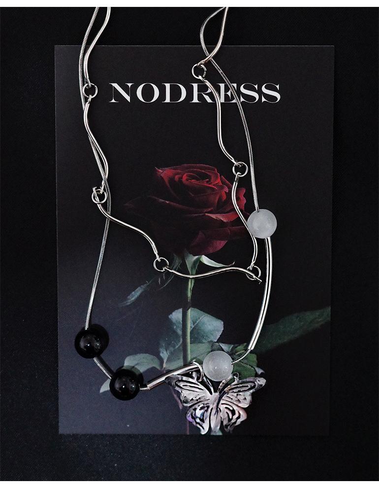 butterfly necklace set [나비 레이어드 목걸이 세트]