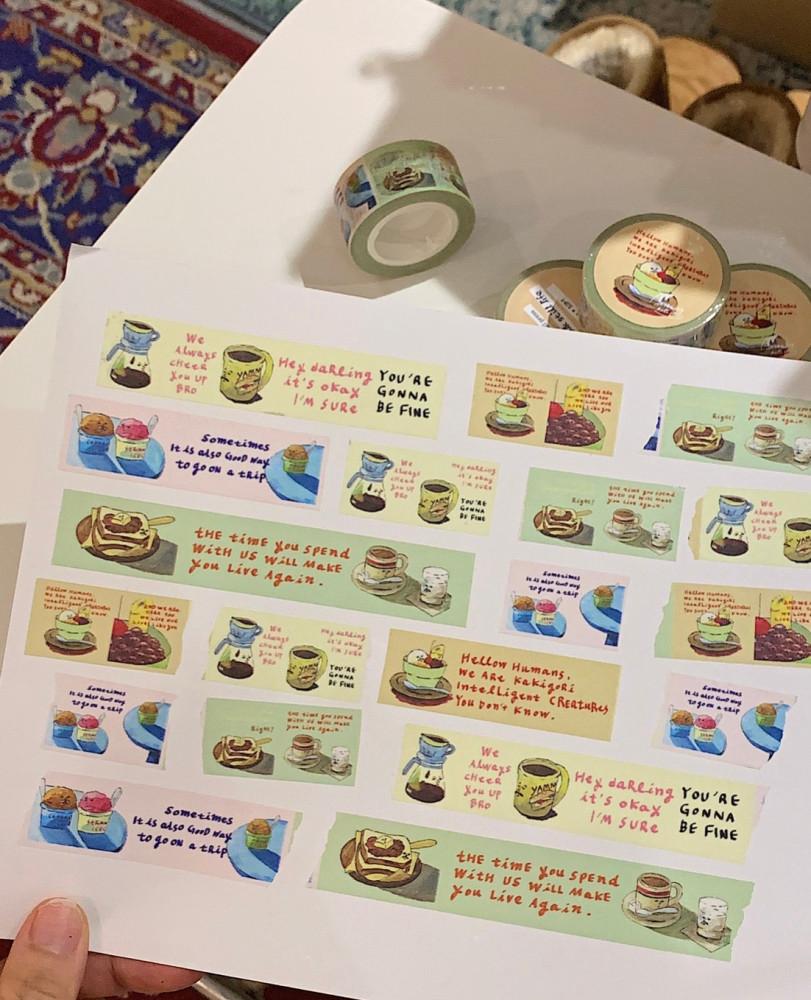 (입고할인)pep-talk still life masking tape 2cm 마스킹테이프