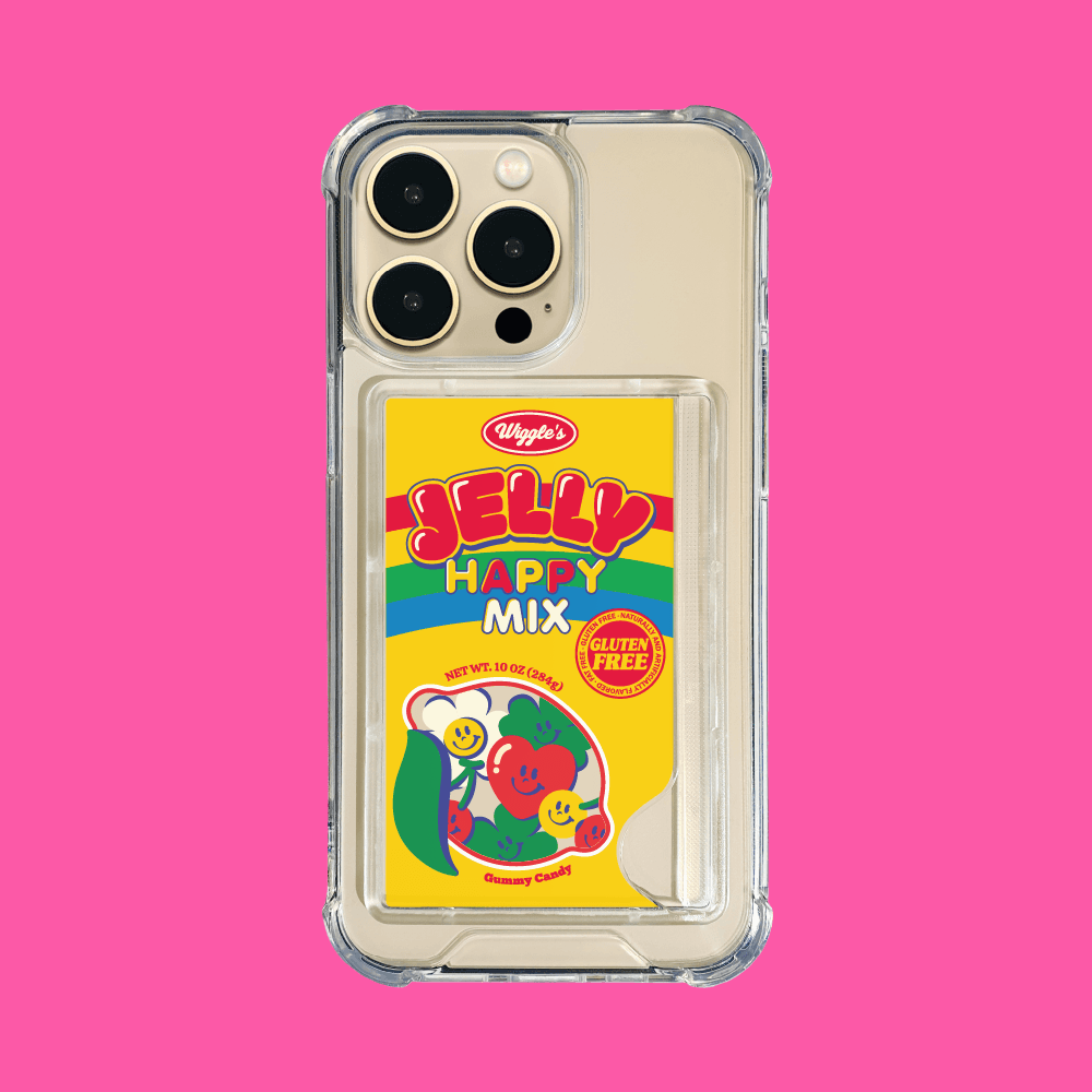 [주문제작]투명 카드케이스 - Jelly Happy Mix