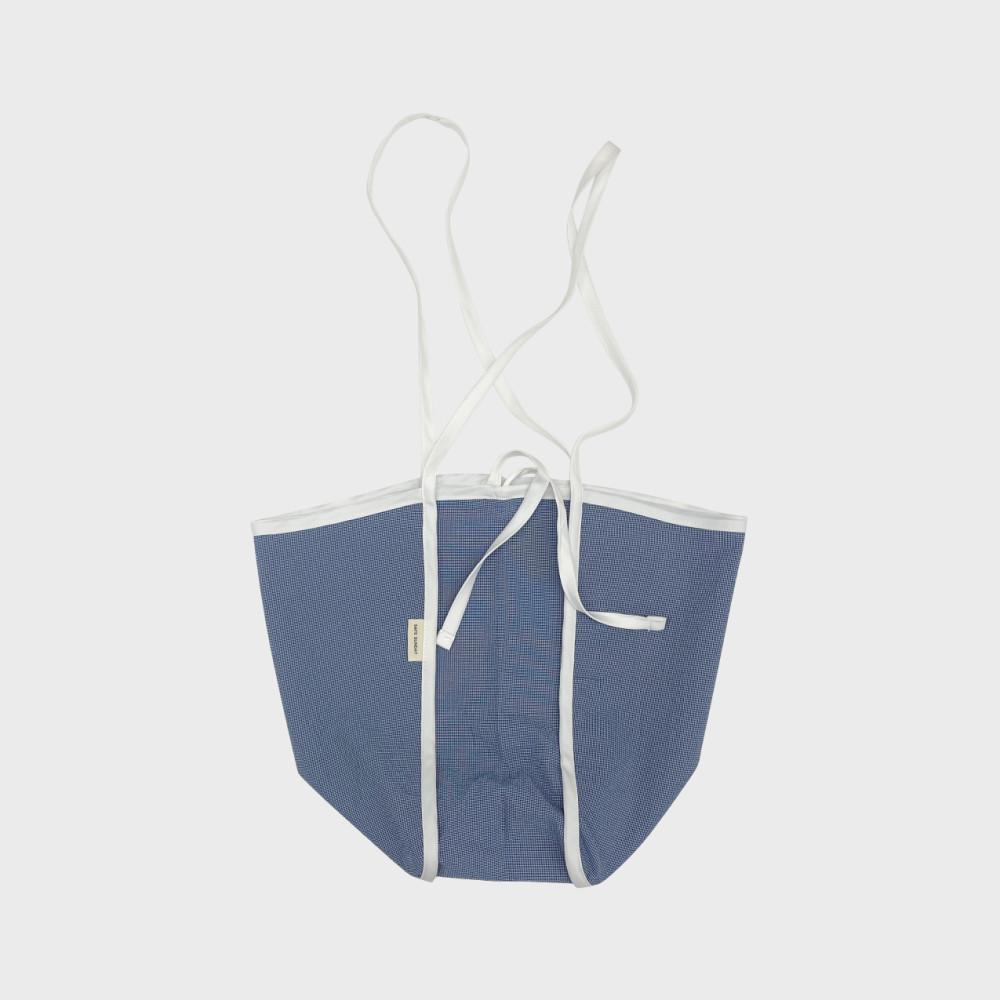 세이프선데이 썸머 스트랩 에코 숄더백 S (블루/화이트)