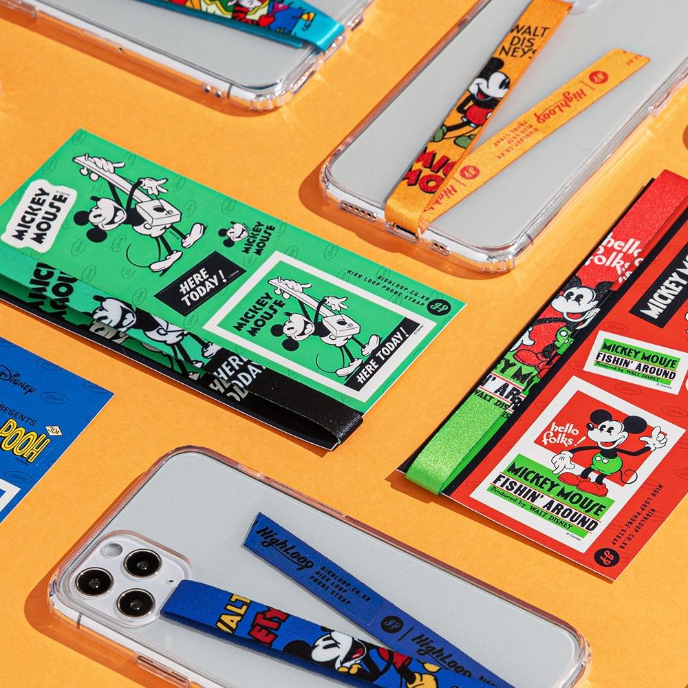 [2+1]하이루프 디즈니 핸드폰 스트랩 핑거스트랩