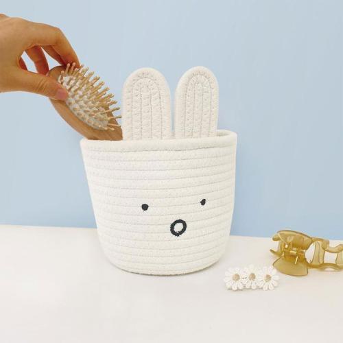 미피 로프 뜨개 바스켓 (소)