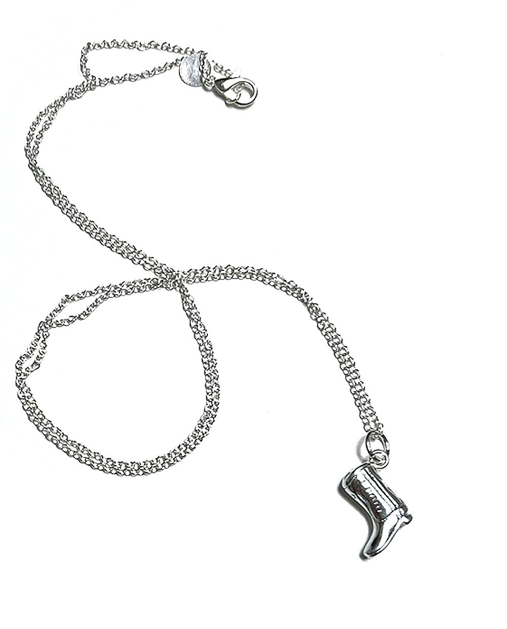 Western Boots Necklace (silver 92.5)